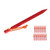 Tent Stakes V Shape Heavy Duty Tent Peg with Ropes for Outdoor Camping Tent Accessories Red