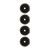4pcs Brass Wheel Hub Counterweight Combiner RC Crawler Car Parts for Axial SCX24 1/24 RC Car