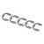 5PCS Circlip External Retaining Ring 63V 15744 00 Maintenance Kit for 2T 9.9‑40HP 4T F6‑F40 Outboard