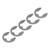5PCS Circlip External Retaining Ring 63V 15744 00 Maintenance Kit for 2T 9.9‑40HP 4T F6‑F40 Outboard