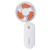 Portable Neck Fan Mini Hanging Handheld 3 Speed Battery Operated USB Rechargeable for Outdoor Travel