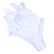 One Piece One Shoulder Swimsuit Hollow Out Asymmetric White Removable Liner Bathing Suit for Surfing Beach