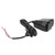 Motorcycle Phone Charger Electric Bike 3.1A Dual USB Phone Charger Retrofit Kit with Red Voltmeter