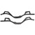 2pcs Carbon Fiber Chassis Side Plates Lightweight Unbendable Chassis Frame Rails for Axial SCX10 Pro RC Crawler Car