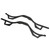 2pcs Carbon Fiber Chassis Side Plates Lightweight Unbendable Chassis Frame Rails for Axial SCX10 Pro RC Crawler Car