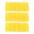 30PCS Dice Cubes Right Angle Transparent Colored Plastic 6 Sided Dices for Games Yellow