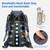 50L Hiking Backpack Waterproof Camping Backpack with Rain Cover Travel Day Pack Bag with Shoe Compartment for Outdoor Backpacking Climbing
