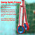 10mm Climbing Rope for Adults with Double Hook Durable  for Rock Climbing Tree Climbing Gym and Outdoor Adventures