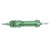 Bowfishing Reel Mount Aluminium Alloy Fly Fishing Reel Seat for Compound Recurve Bow Blackish Green