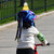 Motorcycle Cute Little Yellow Duck with Helmet Mountain Bike Bicycle Decoration A