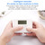 Pill Dispenser with Alarm Electronic Pill Organizer with LCD Display 6 Compartments Digital Pill Reminder Outdoor Portable Mini Pill Box with Alarm