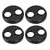 4pcs Drone Motor Protector Aluminum Alloy Motor Cover Cap for FIMI X8 MINI Drone AccessoriesBlack