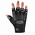 2Pcs Half Finger Driving Gloves Mesh Fabric Hand Joint Protection Hook and Loop Fastener Motorcycle Gloves