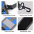 Nylon Backpack Shoulder Adjustable Straps Belt Repair Parts Accessory (Blue Gray)