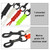 Scuba Diving Swival Bolt Snap Hook Marine Grade 316 Stainless Steel Snap Hook Clip with Braided Rope Lanyard Anti-lost Safety Rope for Diving BCD Equipment