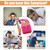 Push Bubble Sensory Toys Silicone Stress Reliever Toy Coin Bag Phone Bag Shoulder Bag with Removable Shoulder Strap for Kids Adults
