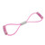 Figure 8 Puller TPE Foam High Elastic Adjustable Resistance Stretching Straps Chest Puller for Strength Training Pink