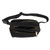 Waist Bag Fashionable Large Capacity Oxford Cloth Hip Bum Chest Bag for Running Hiking Travel Workout Black