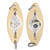 2Pcs Fishing LED Lure Light Eye Shape Colorful Flashing Light Bait Underwater Lure Lamp
