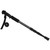 Outdoor Aluminium Alloy 4-Sections Suspension Straight Handle Trekking Pole Walking Stick Alpenstock for Climbing Campingblack