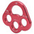 Camnal Rope 3 Holes Force Rigging Plate Anchor Divider Finger Force Climbing EquipmentRed wine