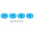 RC Car Brake Disc Set Aluminum Alloy Wheel Hex Hub Brake Disc with M4 Lock Nuts for RC Road RacingBlue