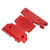 RC Car Gear Box Plate Black Anodized CNC Machining Aluminum Alloy Easy Replaceable RC Accessories for SCX6 for 1/6 Red