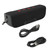 Wireless Speaker 10W IPX5 Waterproof FM AUX 3000mAh Inbuilt Microphone Portable Speaker for Outdoor Camping Home Black Red