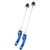 2Pcs Bicycle Hub Quick Release Lever 145mm Front 185mm Rear  Wear Resistance Quick Release Skewer for Bike WheelBlue