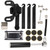 Portable Bicycle Pump 120PSI 16‑in‑1 Multifunction Tire Inflator Repair Patch Kit Bike PartsBlack
