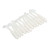 12Pcs Soft Bait Lure 70mm 2.9g Paddle Tail Soft Bait Set Aritificial Swimbaits for Saltwater FreshwaterPearl White