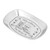 Food Serving Tray Tinplate Camping Tableware Portable Dinner Fruit Plate for Outdoor Picnic Home