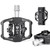 Double-sided Clip Pedals MTB Pedals Cycle Pedals with Cleats Replacement For SPD Mountain Bicycle Pedal System