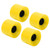 PUENTE 4pcs 60x45mm Skateboard Wheels 78A Longboard Cruiser Wheels Replacement PartsYellow