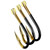 10pcs/pack High Quality Fish Hook Barbed Colored Tungsten Alloy Bulk Fishing Hook Fishing Supplies