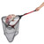 Portable Aluminum Alloy Foldng Fishing Landing Net Pole Plastic Handle