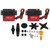 2Pcs 35kg High Torsion Coreless Motor Servo Full Metal Gear with Metal Steering Gear Arm for 1/8 1/10 Remote Control Cars