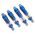 4pcs Shock Absorber Aluminum Alloy RC Spring Damper Set for Losi Mini T 2.0 2WD 1/18 TruckBlue