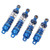 4pcs Shock Absorber Aluminum Alloy RC Spring Damper Set for Losi Mini T 2.0 2WD 1/18 TruckBlue