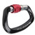 Mountaineering D Locking Carabiner Clips Alloy Heavy Duty Carabiner for ClimbingBlack