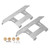 Metal Side Pedal RC Climbing Car Aluminum Alloy Foot Pedal Replacement for Axial SCX10IISilver