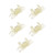 5PCS Simulated Crab Bait Soft Silicone Portable Reusable Artificial Fishing Lure for Angling Luminous
