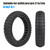 8.5x2-6.1 Honeycomb Tire Tubeless Solid Tire Compatible for Xiaomi M365/pro/pro2/1s/Lite Electric Scooter