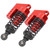 2Pcs RC Metal Shock Absorber Damper for Lotra / Traxxas / Tamiya / Axial 1/10 RC CarRed