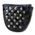 Golf Club Head Cover Ball Putter PU Headcover Inner Plush Waterproof with Rivets Magnetic Buckle for Training CompetitionSilver Rivet
