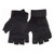 1 Pair Outdoor Sports Half Finger Gloves Fingerless Gloves for Hunting Riding Motorcycles Eagle Half Finger Black L 21-22cm