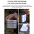 Camping Lunch Box Folding Handle Aluminum Camping Bento Container Camping Picnic Cookware 650ml /1300ml