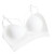 Women Sports Bra Comfortable Seamless Slim Fitting Crossover Suspender Yoga Sports Bra for Fitness Workout White