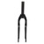 Carbon Fiber Front Fork Replacement Folding Bike Fork with Screws for 20in V Brake C Brake Glossy
