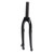 Carbon Fiber Front Fork Replacement Folding Bike Fork with Screws for 20in V Brake C Brake Glossy